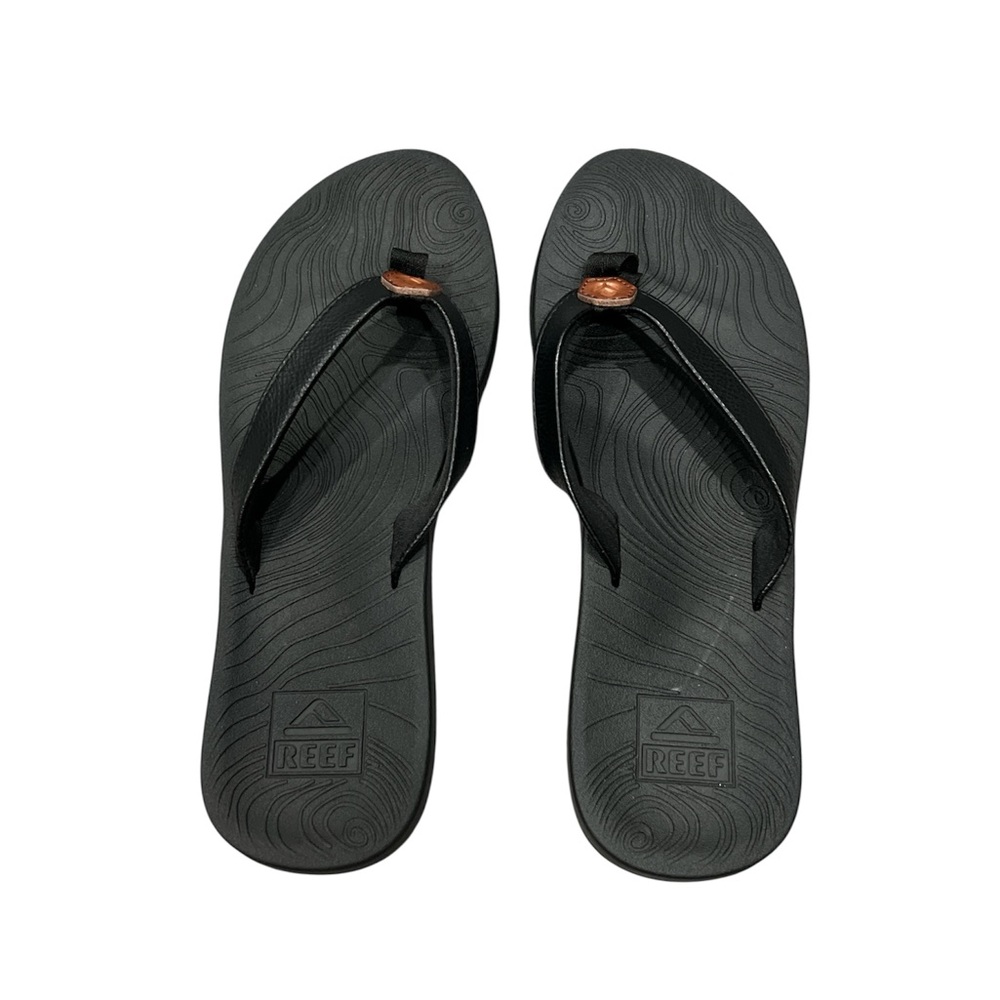 Reef Womens Black Flip Flops